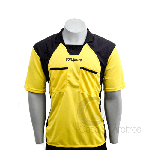Camisa de Árbitro Zona Livre Amarelo e Preto