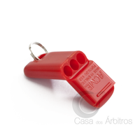 Apito ACME Tornado Pealess 635 para Árbitros Vermelho