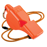Apito FOX 40 Mini com Cordão para Árbitros Laranja