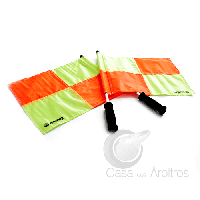 Bandeira Quatro Gomos  para Árbitro Fluorecente