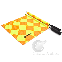 Bandeira Quadriculada  para Árbitro Fluorecente