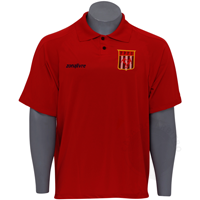 Camisa de Árbitro Zona Livre Pólo Viagem Vermelha
