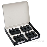 Apito FOX 40 Pearl para Árbitros - Caixa com 12 Preto