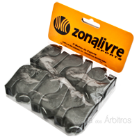 Apito Campe�o para �rbitros Preto - embalagem c/ 12 apitos