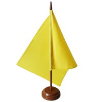 Bandeira de Mesa (Mesário) Amarela