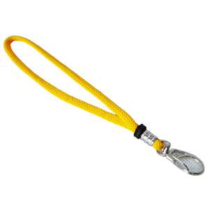 Cord�o de Apito com Mosquet�o Luxo Pulso Amarelo