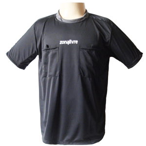 Camisa de Árbitro Zona Livre Preta