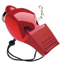 Apito FOX 40 Classic Eclipse Vermelho com Cordão