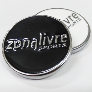 TOSS Profissional Zona Livre 33mm Branco e Preto (unidade)